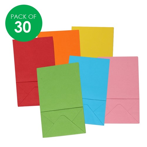 Small Paper Bags - Coloured - Pack of 30