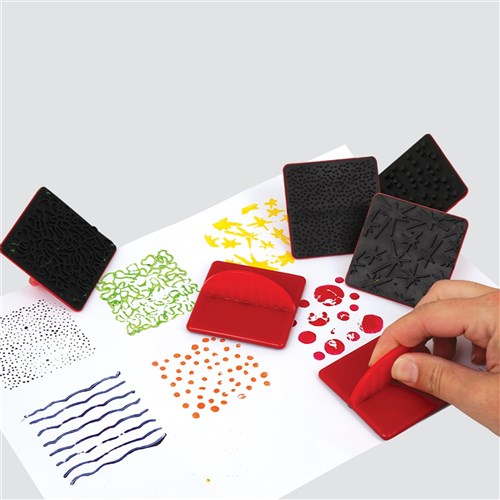 Paint Effect Stampers - Pack of 6