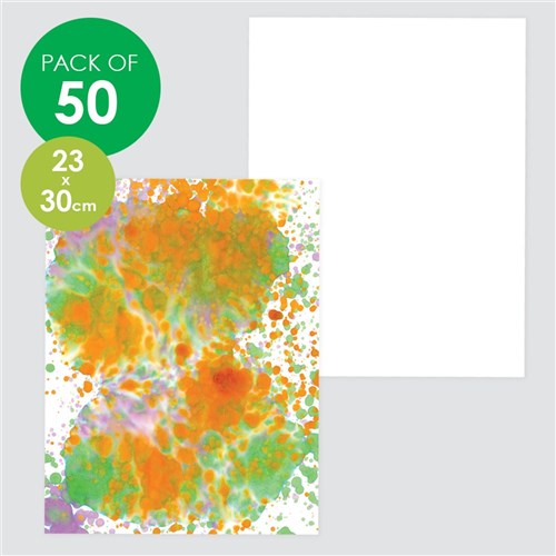 Colour Diffusing Paper - 23 x 30cm - Pack of 50