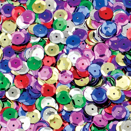 Cup Sequins - Multi - 50g Pack