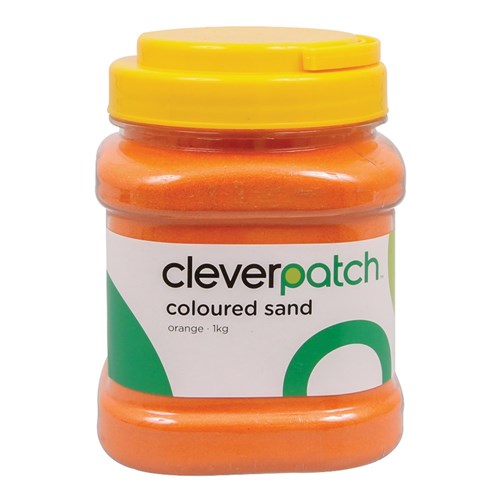 CleverPatch Coloured Sand - Orange - 1kg Tub