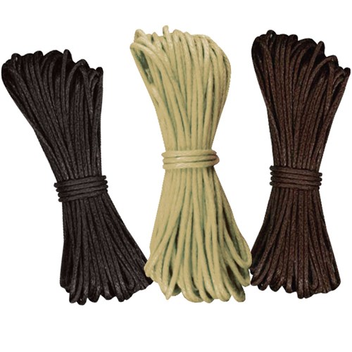 Waxed Thread - Natural - Pack of 3