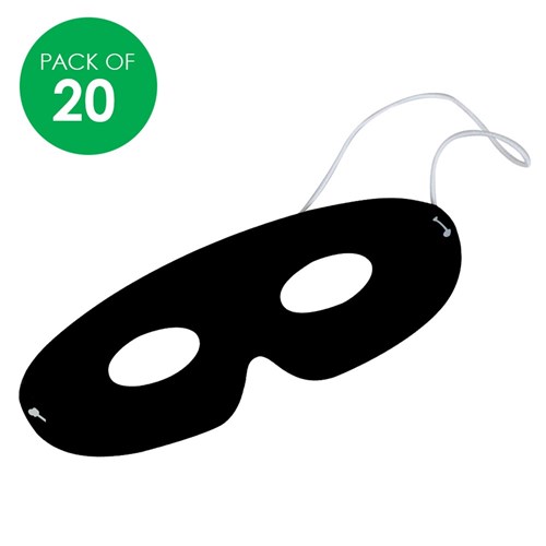 Scratch Board Masks - Pack of 20