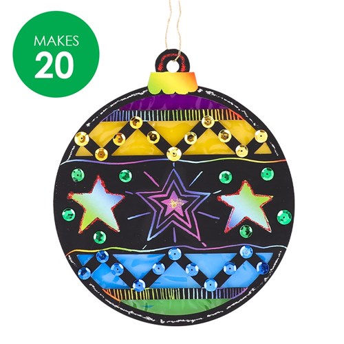 Scratch Board Baubles Group Pack