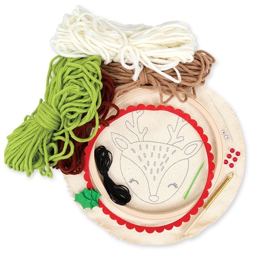 Punch Embroidery Kit - Reindeer