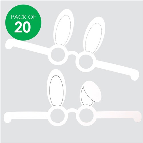 Cardboard Easter Glasses - Pack of 20
