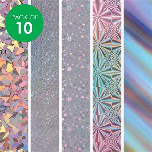 Holographic Cardboard - A4 - Pack of 10