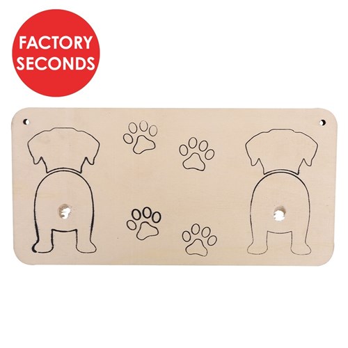 FACTORY SECONDS Wooden Dog Leash Holder - Each