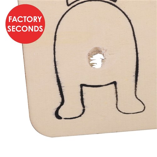 FACTORY SECONDS Wooden Dog Leash Holder - Each