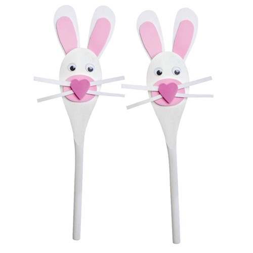 Easter Bunny Spoon Puppet