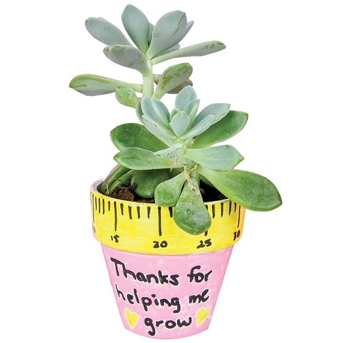 Thanks For Helping Me Grow Flowerpot