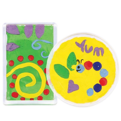 Bright CleverClay Magnet & Coaster