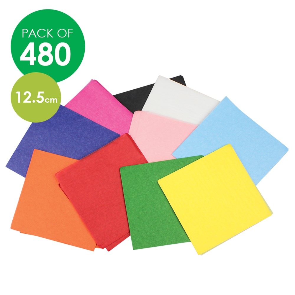 Tissue Paper Squares - 12.5cm - Pack of 480, Tissue Paper
