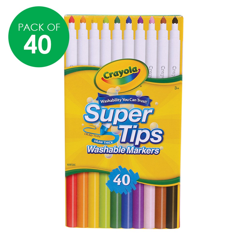 Crayon Crayola Super Tip Markers Crayola Washable SuperTips