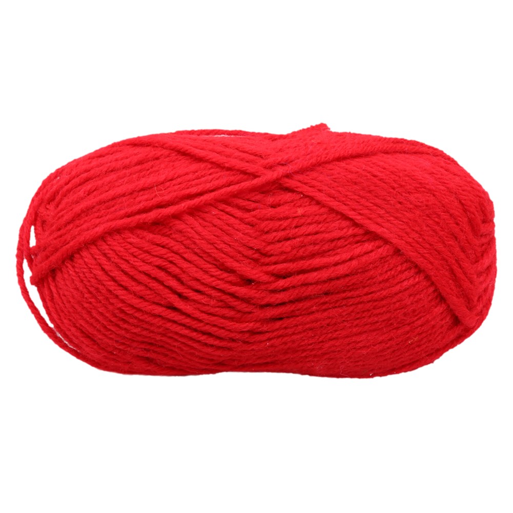 Soft Yarn Wool - Red - 100g, Collage & Craft