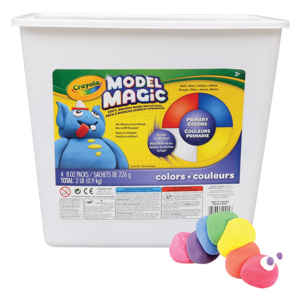 Model Magic 2lb Buck Assorted Crayola Colouredlb 