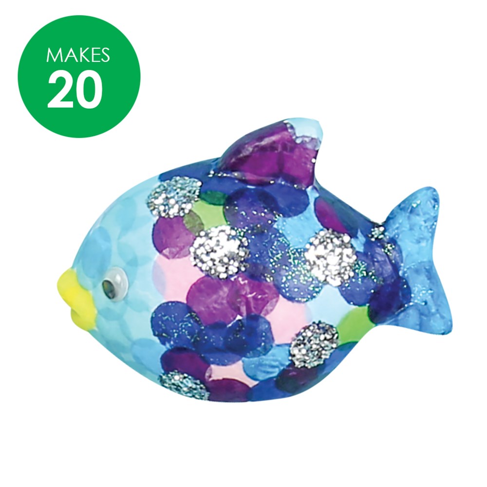 Decofoam Rainbow Fish CleverPack, Decofoam