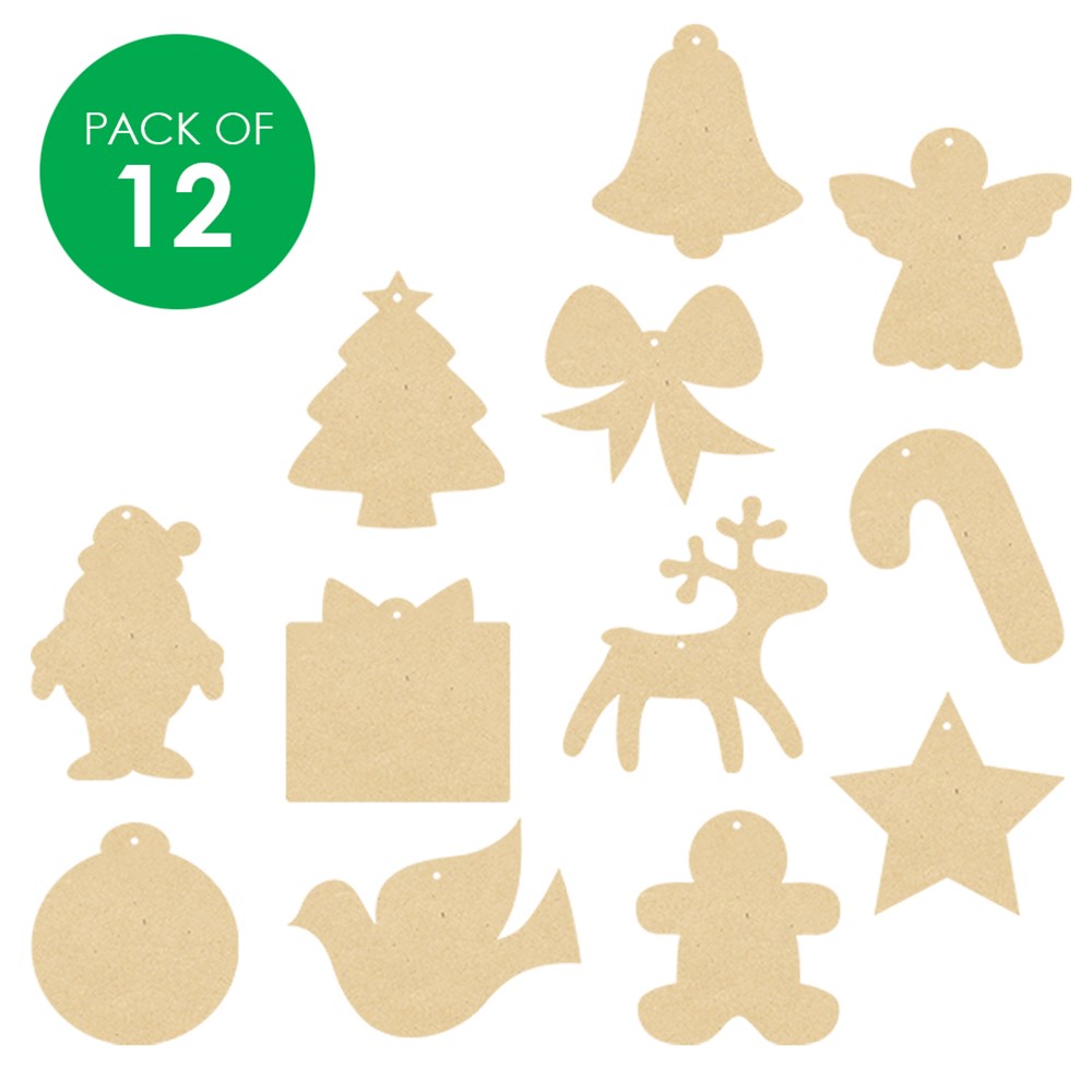 Wooden Christmas Shapes, Buy Wood Craft Supplies for Winter