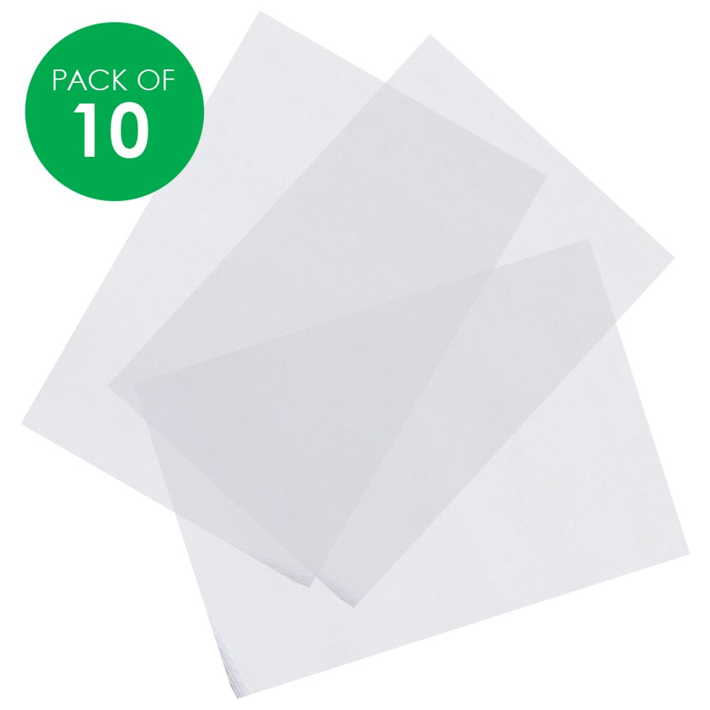 Shrink Plastic Film - A4 - Pack of 20 - CleverPatch