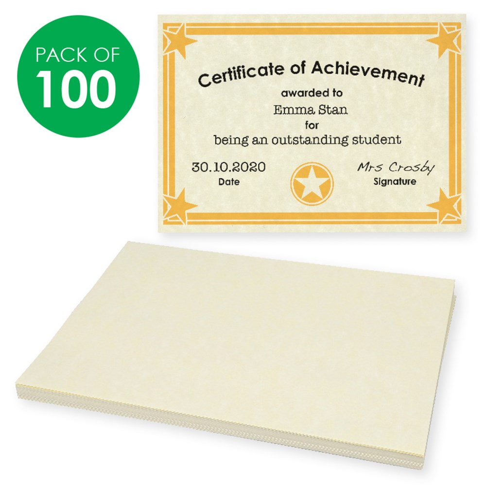 50X A4 Paper Imitation Aged Parchment Paper  High Quality Certificate Paper 