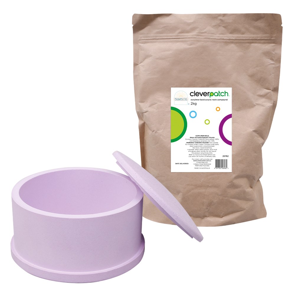 Ecrylimer Bold Acrylic Resin Compound - 2Kg Pack - Cleverpatch |  Cleverpatch - Art & Craft Supplies