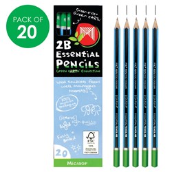 Micador Hb Pencils Pack Of 20 Pencils Cleverpatch Art Craft Supplies