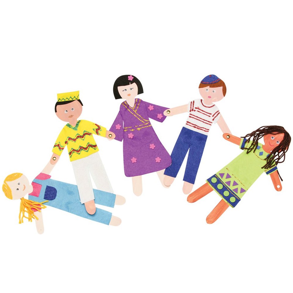 Harmony Day People Chain Harmony Day Cleverpatch Art Craft Supplies