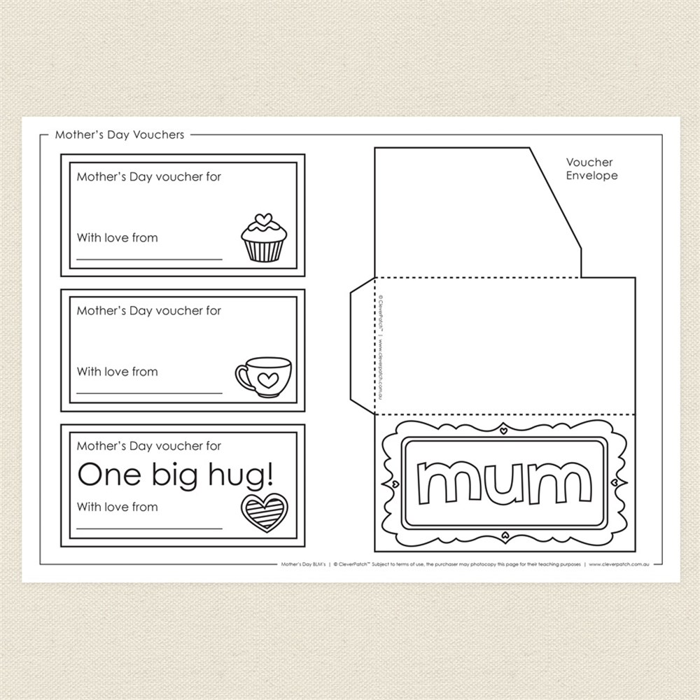 voucher ideas for mum