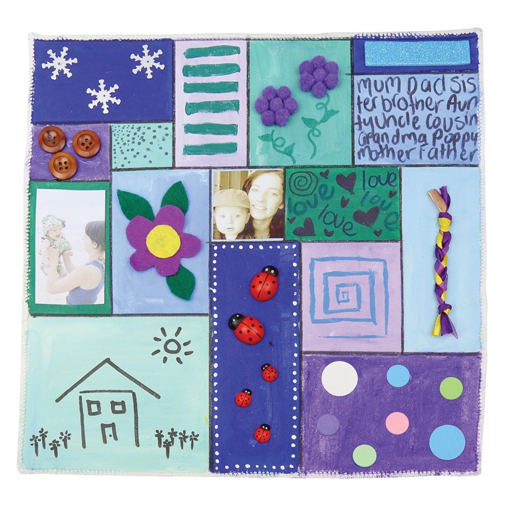 sewing two blankets together