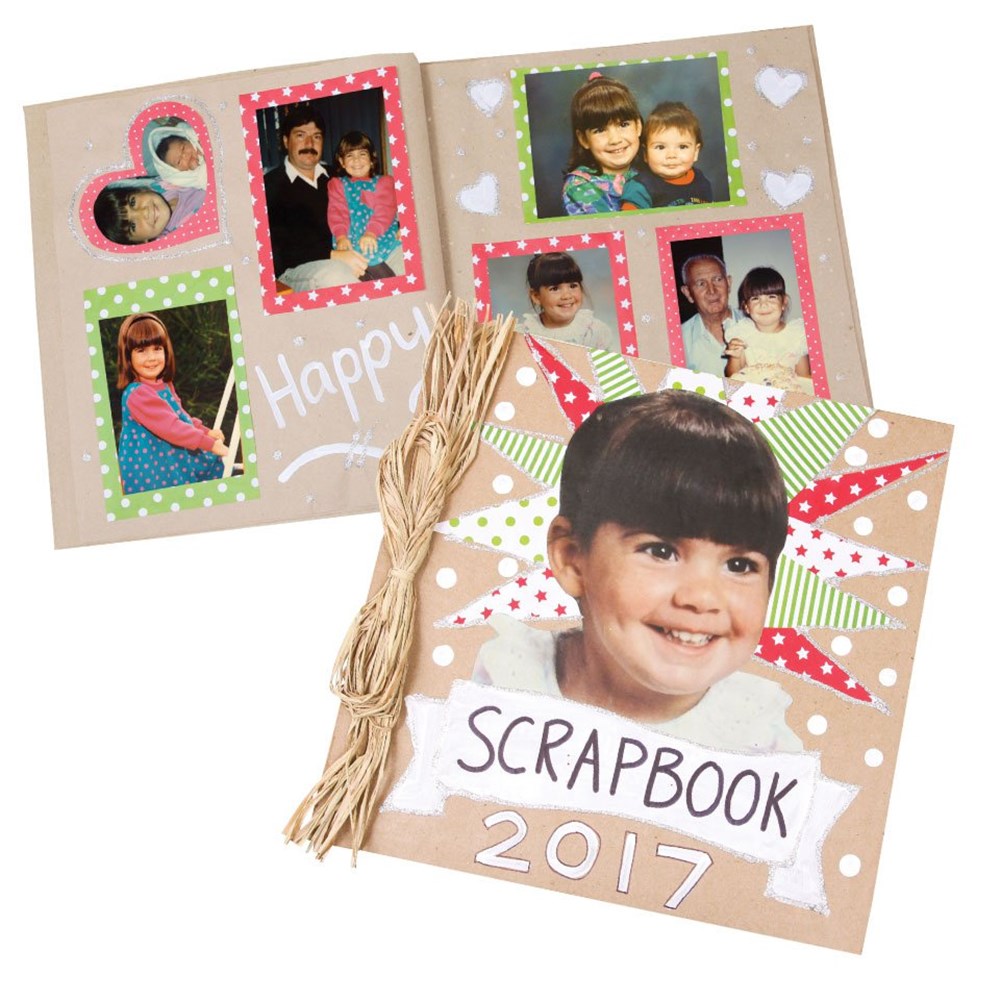 Papier Mache Scrapbook - All About Me