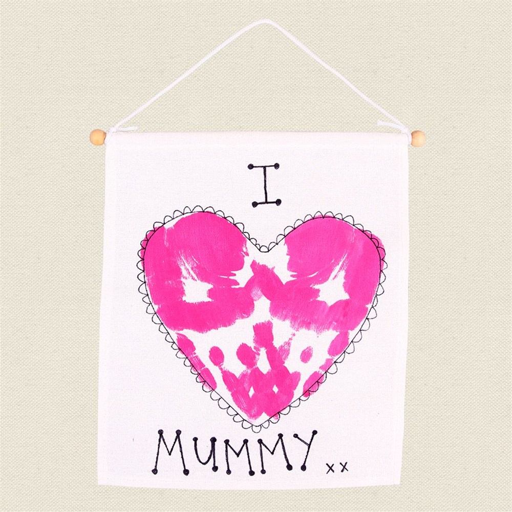 I Heart Mummy Canvas Banner Mother S Day Cleverpatch Art