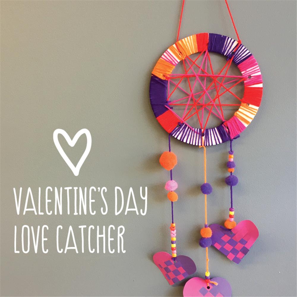 Yarn Love Catcher Weaving Cleverpatch Art Craft Supplies Yarn Love Catcher Weaving Cleverpatch Art Craft Supplies