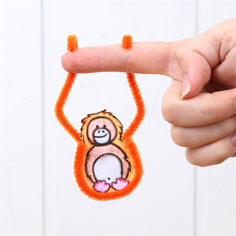 Orangutan Craft Template