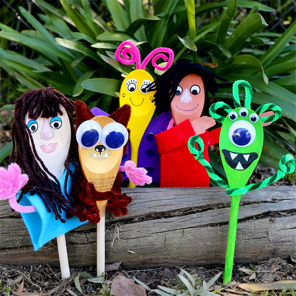 Wooden Spoon Characters | Wood - CleverPatch | CleverPatch - Art