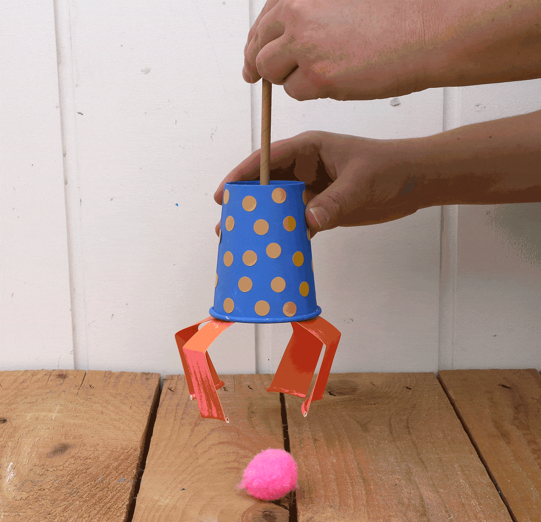 DIY Cup Claw Game, Paper & Card 