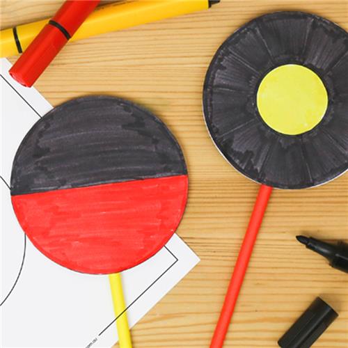 Aboriginal Flag Thaumatrope