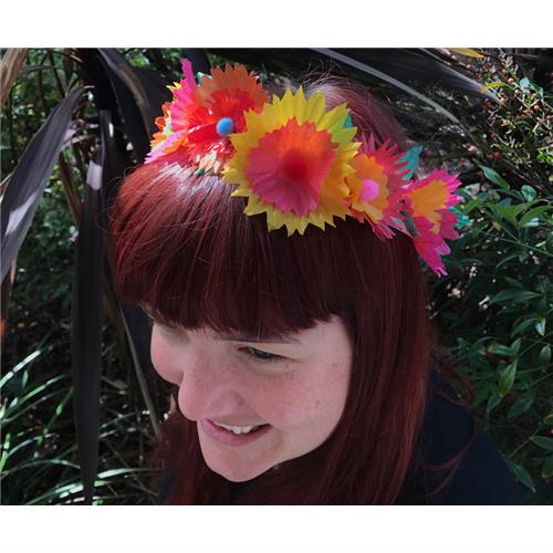 Patty Pan Flower Headband