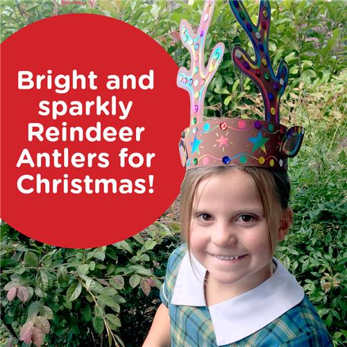 Quick and Easy Christmas Craft - Scratch Board Antlers