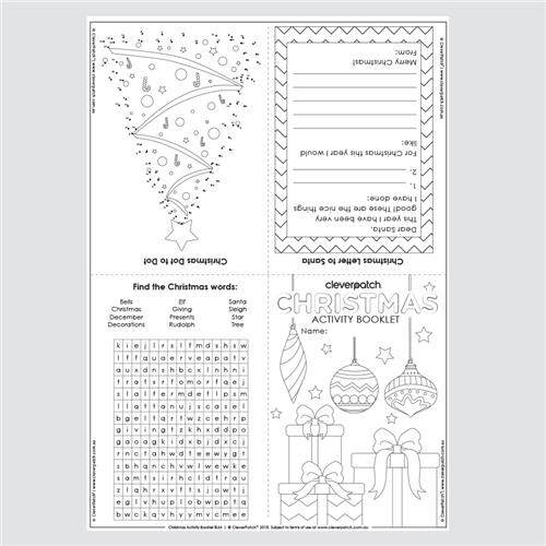 Christmas Activity Booklet CleverPatch CleverPatch Art Craft