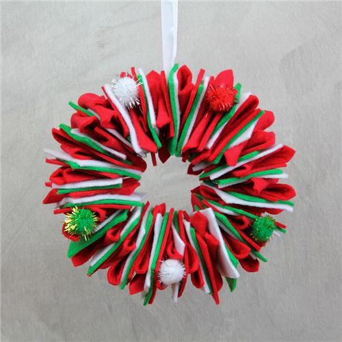 Felt Christmas Wreath