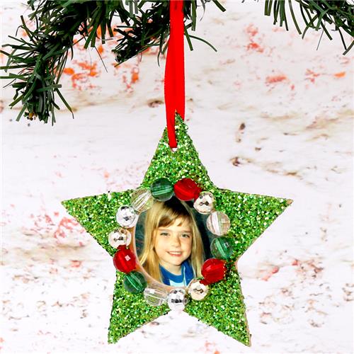 Star Photo Ornament