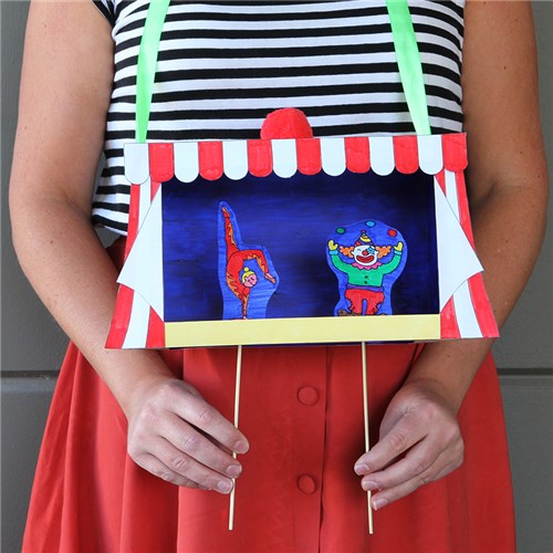 Circus Puppet Box