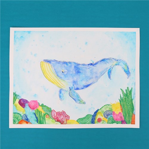 Watercolour Whale