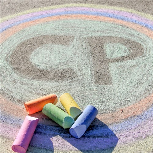 DIY Giant Pavement Chalk