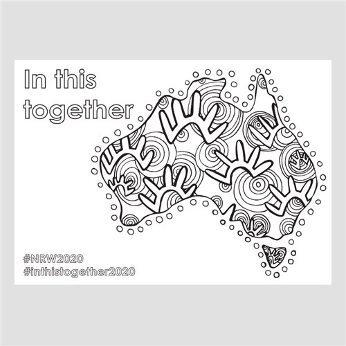 National Reconciliation Week 2020 Colouring Sheet | Paper & Card