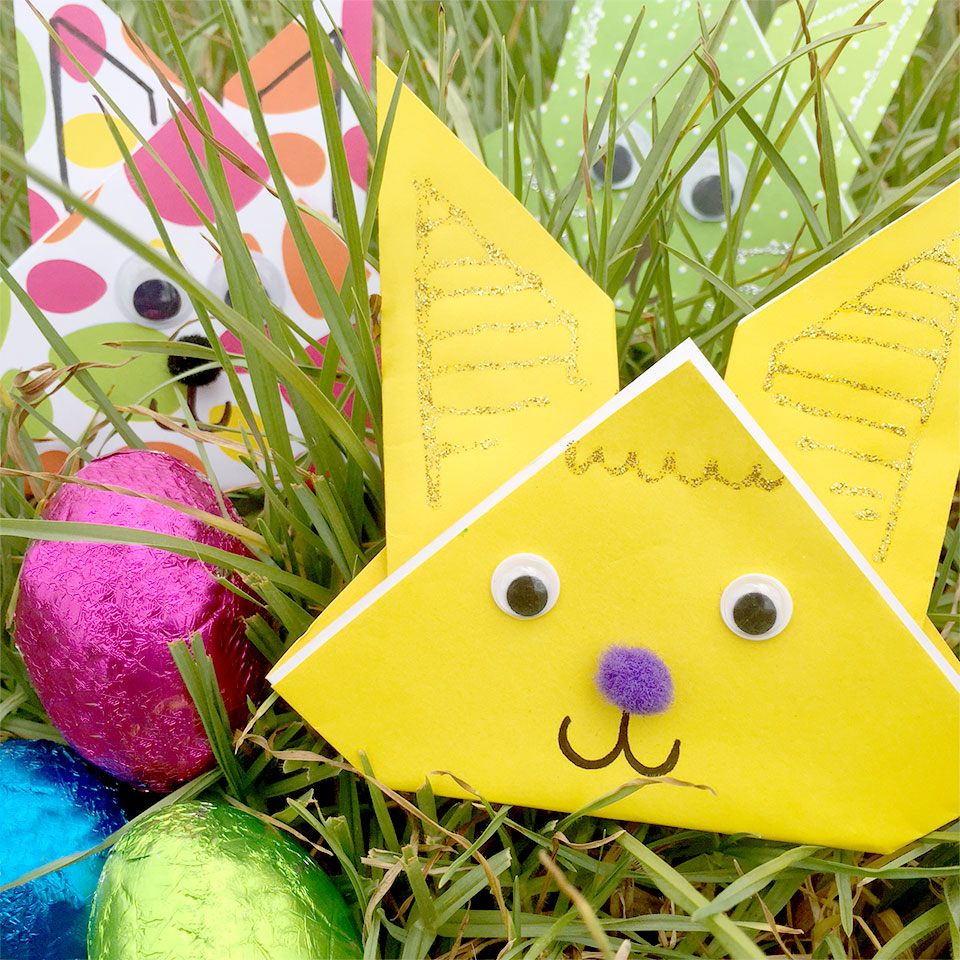 How To Make An Easy Origami Easter Bunny DIY Paper Easter Bunny