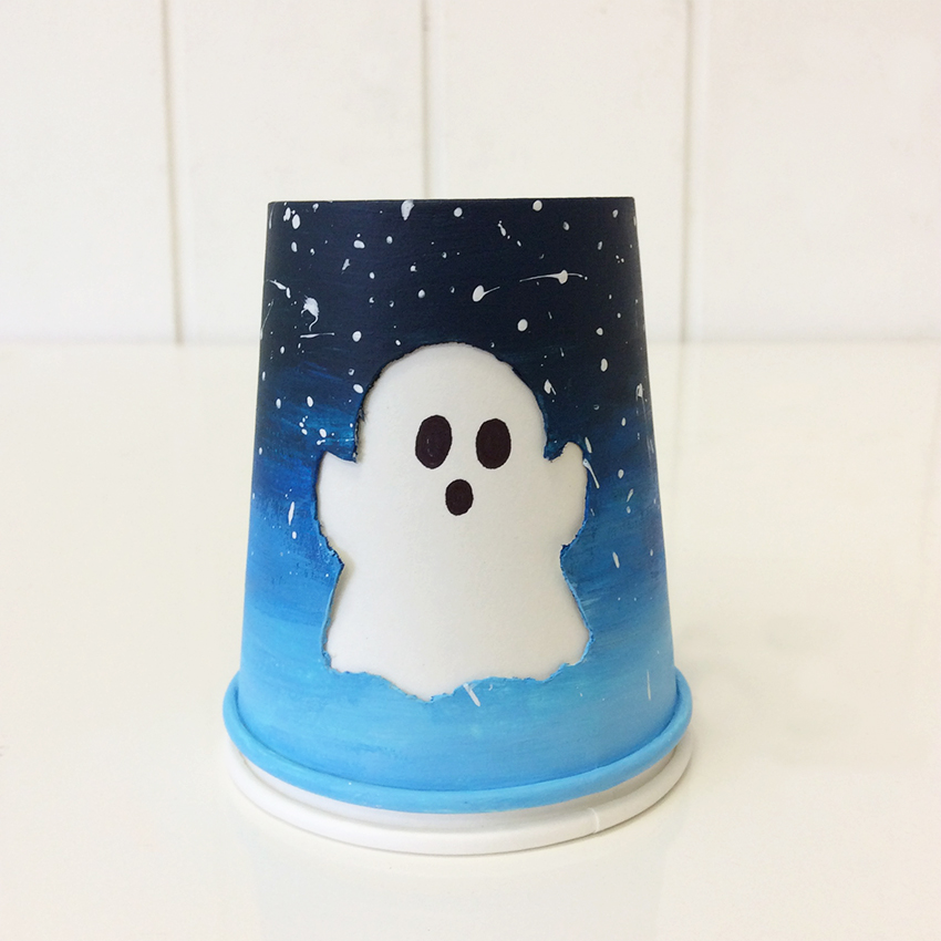 Paper Cup Ghost Halloween CleverPatch CleverPatch Art & Craft