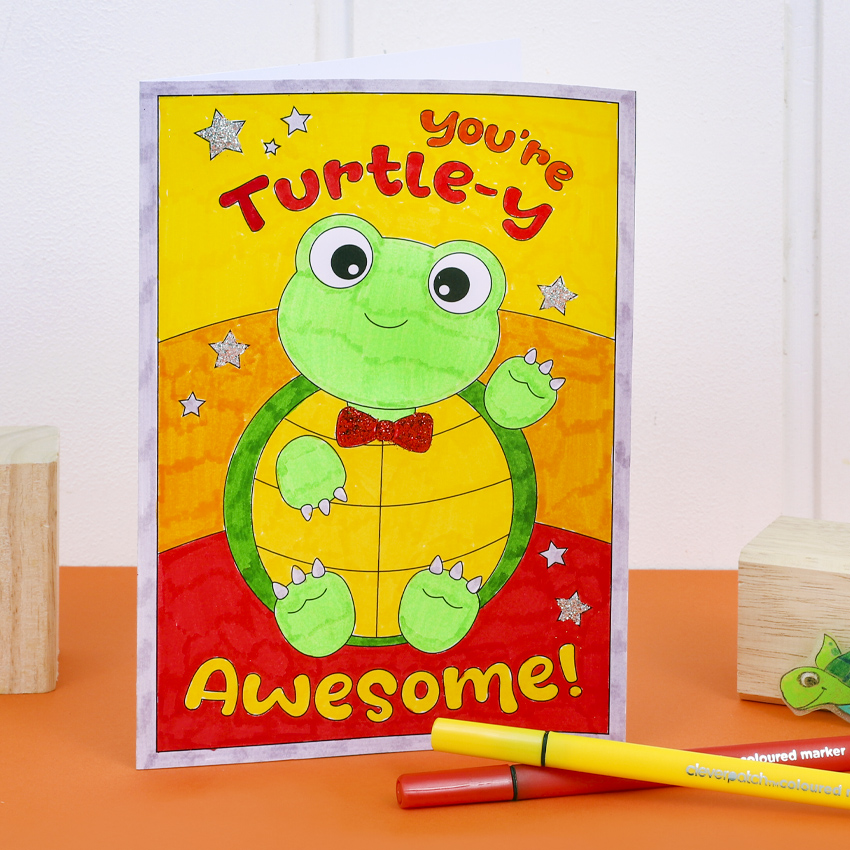 Turtle Father's Day Card | Paper & Card - CleverPatch | CleverPatch ...