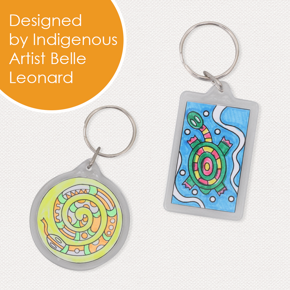 Indigenous Designed Key Tag BLMs | Blackline Masters - CleverPatch ...