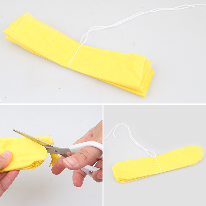 Yellow Paper Streamer